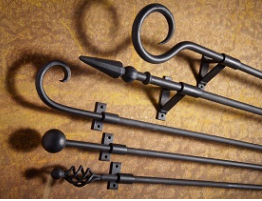 metal curtain poles in harlow