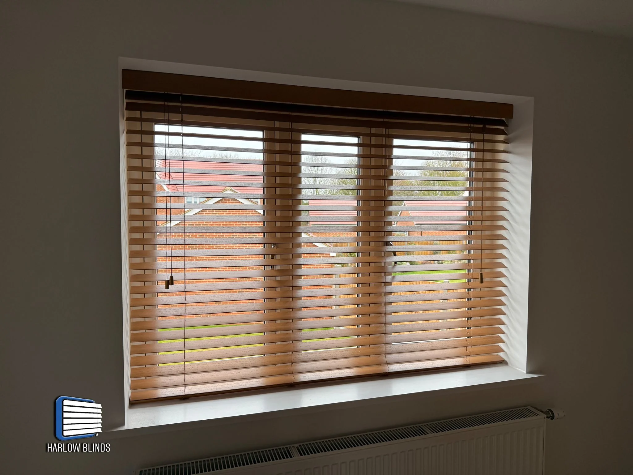 50mm real wood Venetian blinds supplied and fitted in Finchingfield