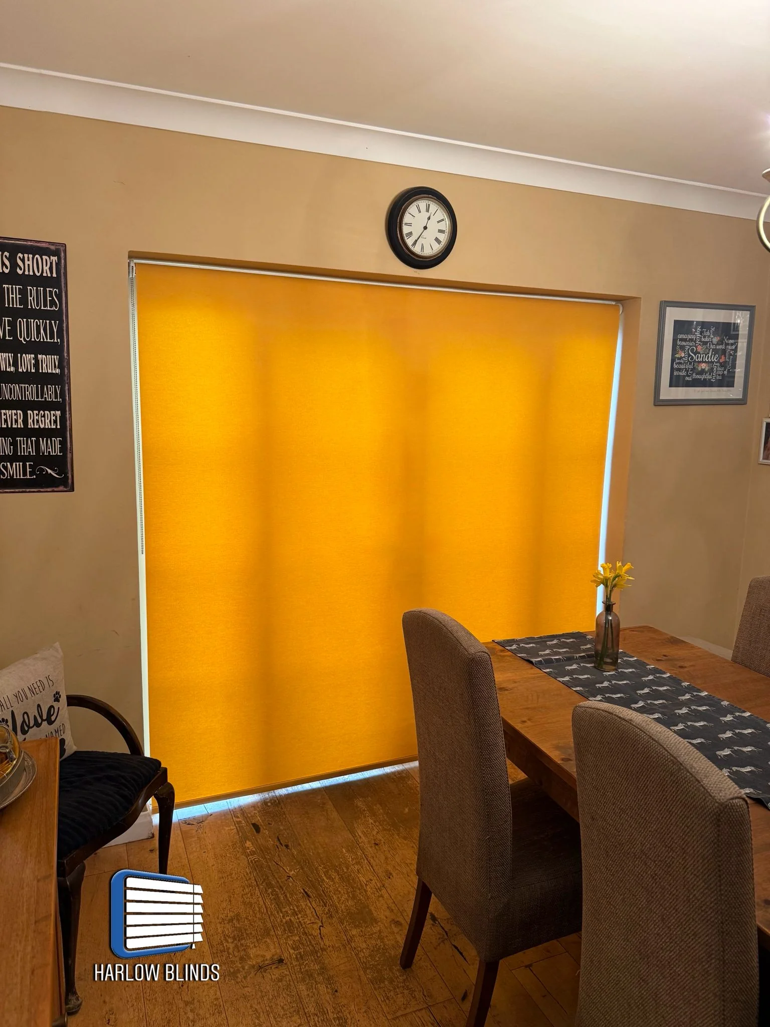 Roller blind supplied and fitted in Old Harlow